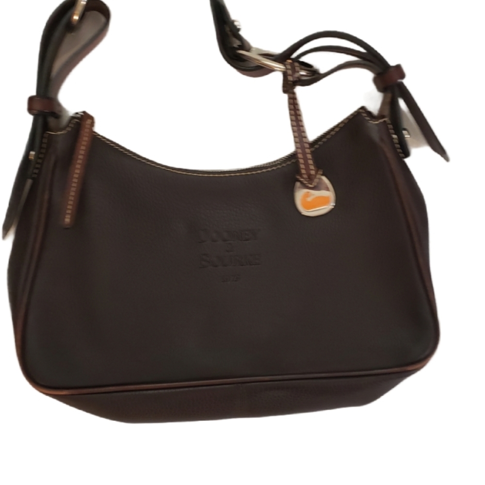 Dooney and Bourke Pebbled Leather Hobo Handbag - Picture 3 of 16